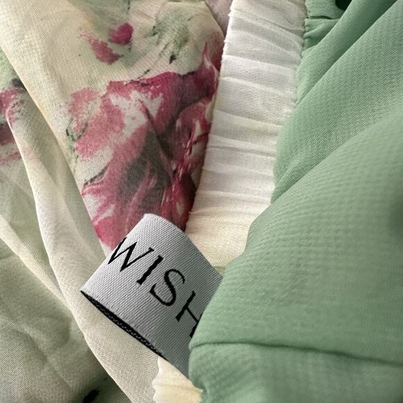 Chicwish Maxi Floral Print Skirt Womens XS/S Whimsy Fairycore Romantic wedding - Picture 9 of 12